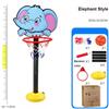 Adjustable 52-113Cm Toddler Cartoon Basketball Hoop Parent-Child Interactive Outdoor Indoor Ball Sport Backboard Rim Shoot