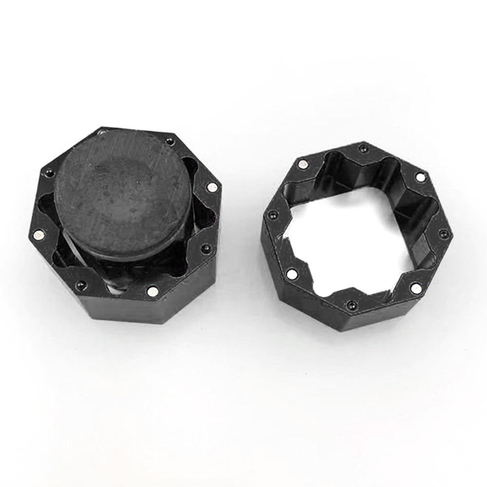 Octagonal Cue Chalk Box Holder Aluminium Alloy Pool Cue Chalk Holder  Billiards Game