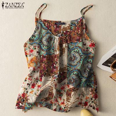 Dámské letní ležérní bavlněné košilky bez rukávů tílka