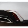 2PCS For Cadillac CT4 2020-2025 Chrome ABS Rear Bumper Fog Light Eyebrow Trim