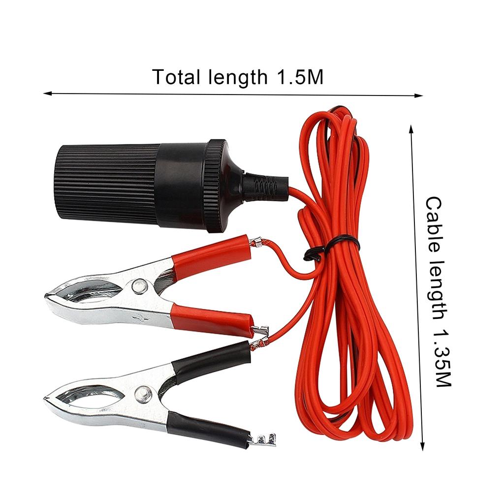 Car Life 12V Car Conncetor Emergency Lead Booster Cable Battery Clamp Clip