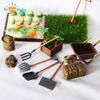 1 Set Miniature Outdoor Vegetable Farm Scale Model Dollhouse Farm Planting Tools Simulation Models Diy Home Decor