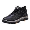 Sneakers Men's New Leather Shoes Fashionable Casual Sneakers Outdoor Thick Sole Hiking Men's Shoes Commuting Shoes