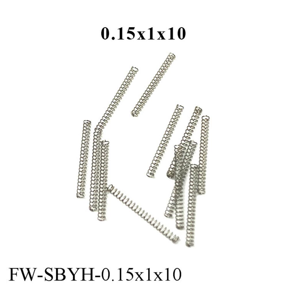 10pcs Watch Spring Precision Small Spring Strap Button Springs Wire Diameter 0.12-0.15MM