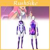 Tuta Cosplay di Starfire dei Teen Titans Costume di Halloween per Adulti Bambini Stampa 3D Tessuto Elastico Traspirante