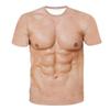 3D Print Funny Muscle Graphic T Shirt for Men Women Short Sleeve Ugly Tee Shirts Clothes Mens Novelty Party Cosplay Tshirts