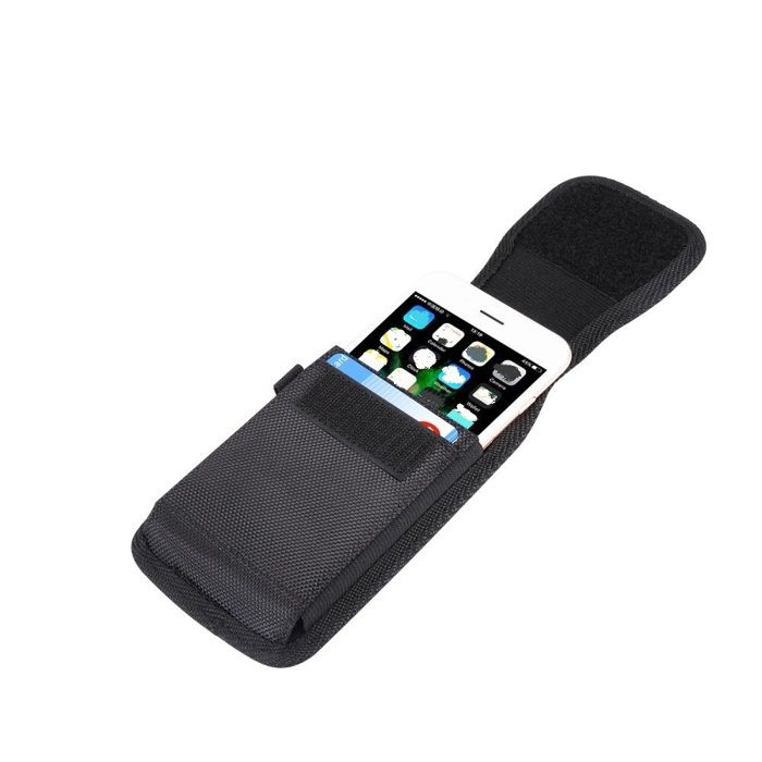 Pour Xiaomi 13 (2022) Étui Housse Ceinture Verticale Cuir Nylon - Noir