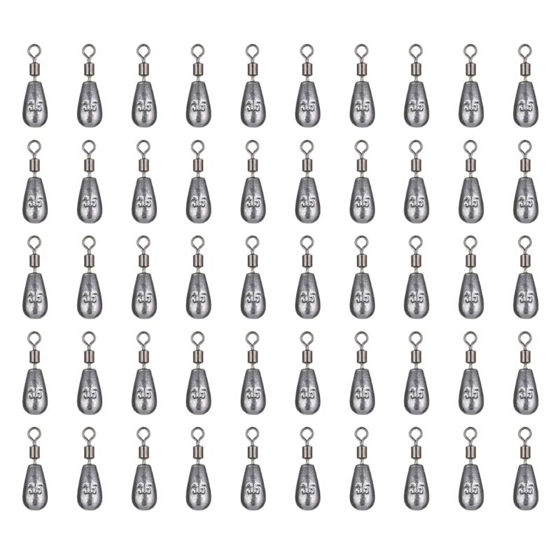 3.5-14g Fishing Weights Fishing Tackle Accessories Fishing Bottom Sinkers Weight Bass Casting Fishing Weights Sinkers