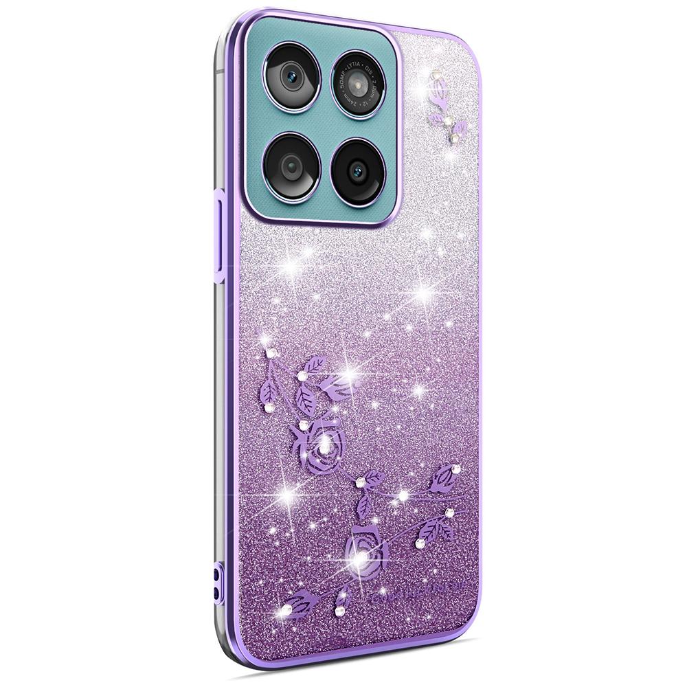 KADEM TPU Case for Motorola Edge 60 5G/60s 5G/60 Fusion 5G Flower Design Gradient Phone Cover