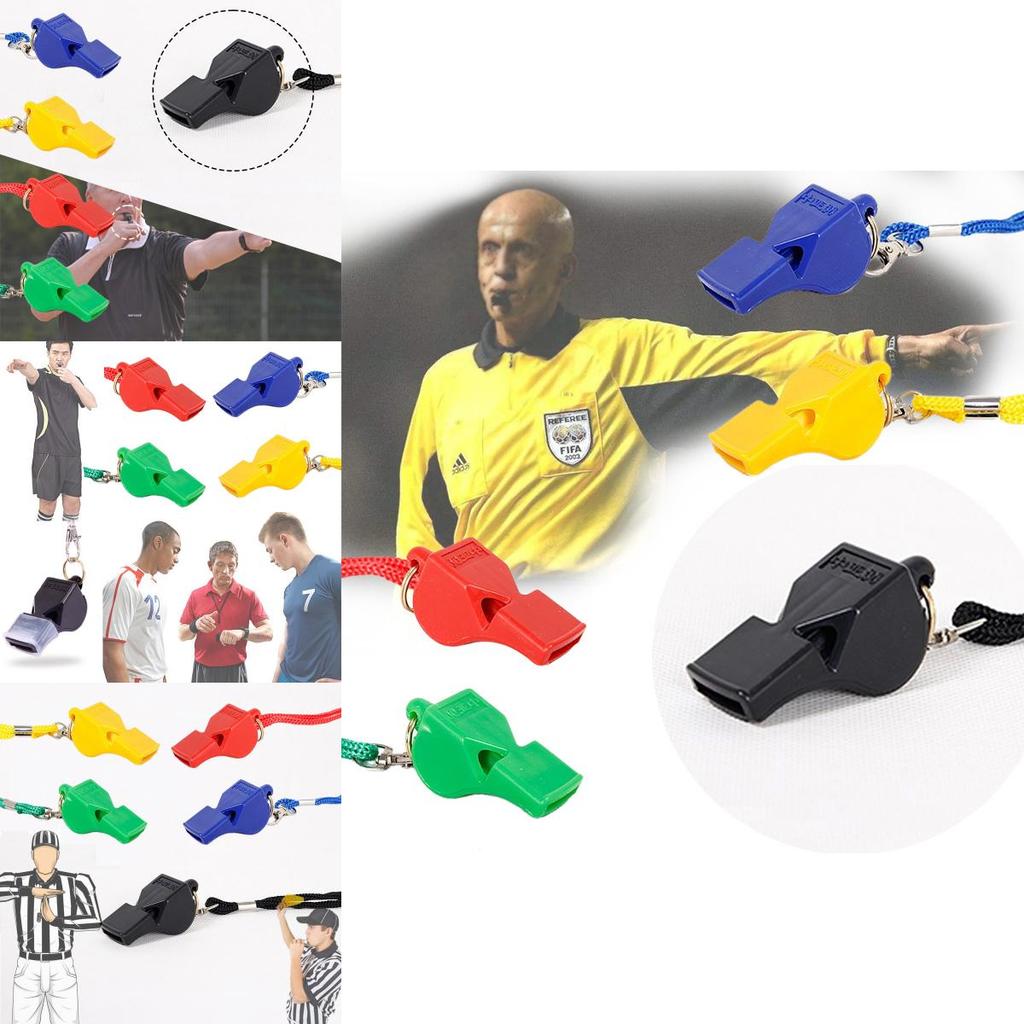 Profesionální rozhodcovská píšťalka pro basketbal a fotbal Bezjádrová, Materiál PVC, 4,8 cm x 2,2 cm