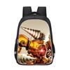 Kids School Backpack Boys Girls - Lightweight Ergonomic Design With Reflective Safety Stripes Oxford Fabric Cartoon Print