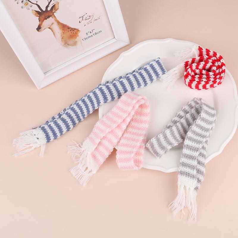 1/6 Dollhouse Miniature Knitting Scarf Ornament Diy Dolls Clothing Accessories