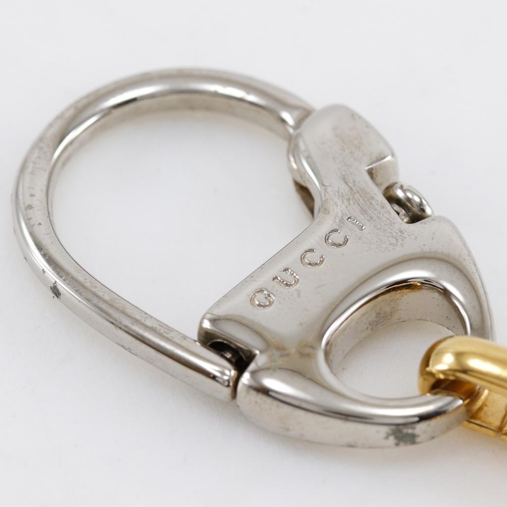 Gucci Horsebit Key Ring metallic/Plated Gold Unisex Used