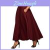 Elegantes Stretch High Waist Vintage Skaterrockkleid mit ausgestellten Falten