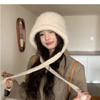 Balaclava Plush Lei Feng Hat Autumn and Winter Warm Hat Warm Ear Protection Hat Women