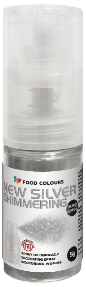 Silver Edible Food Powder with Pump 5G