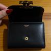 Used CELINE Small Flap Wallet Triomphe / Shiny Calfskin