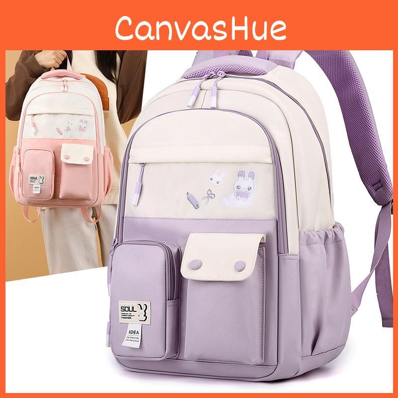 Nylon Material Cute Animal Pattern Printed Lightweight School Backpack For Boys And Girls