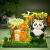 Swing Panda Pen Holder Ornament Children's Educational Building Block Toys