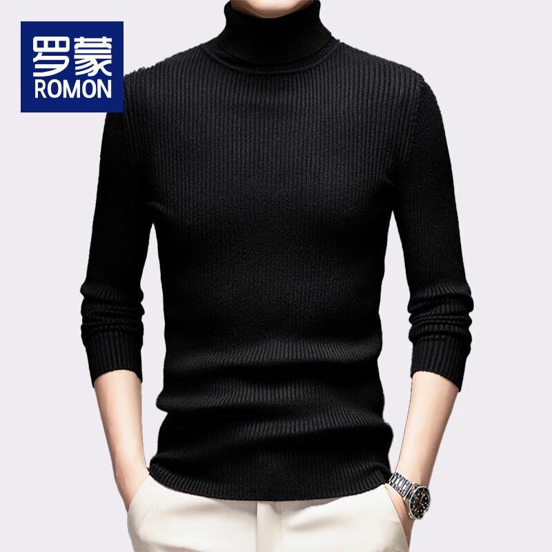 Luomeng Men's Warm Turtleneck Knit Sweater WLL205