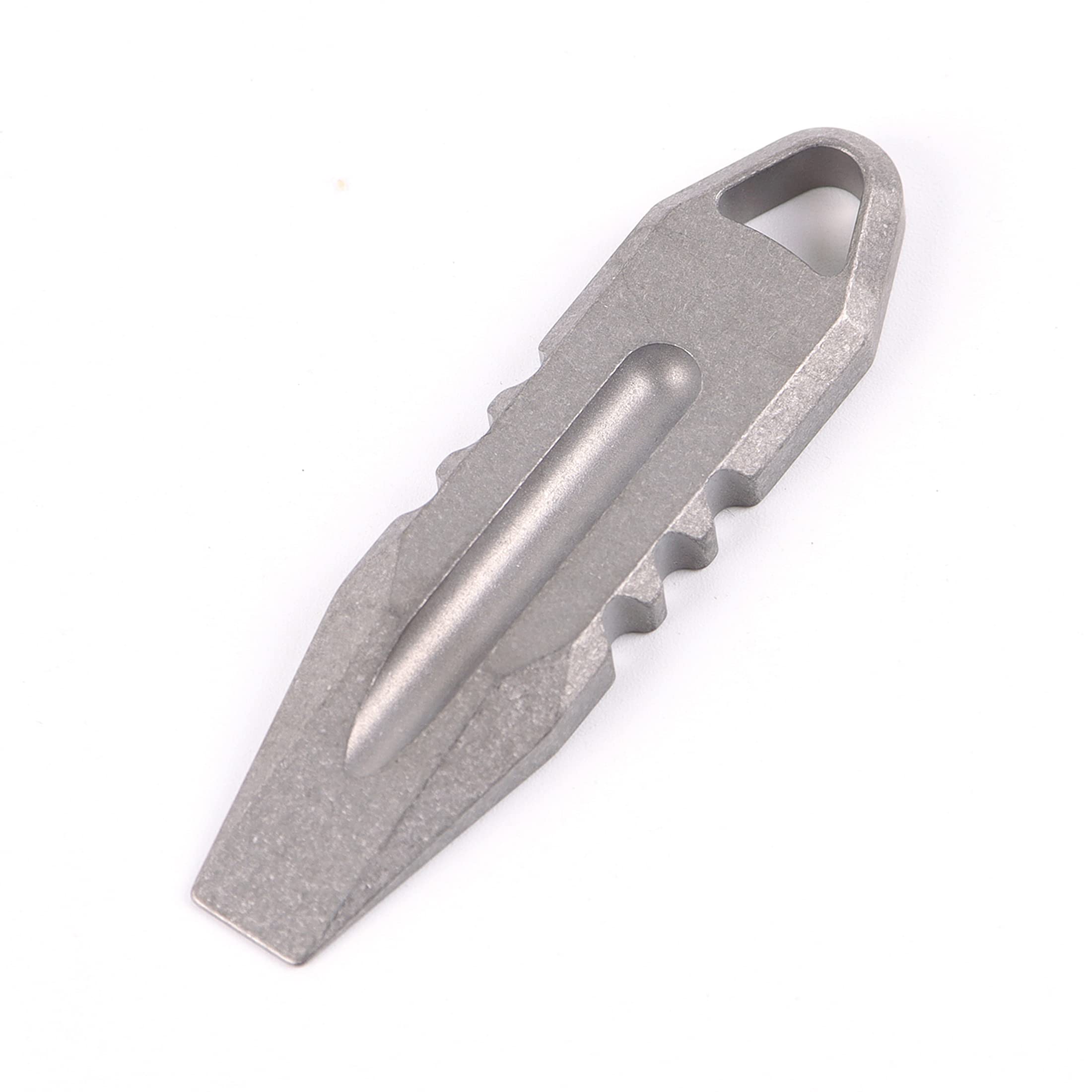 

Hamans Titanium EDC Prybar Portable Mini Keychain (Grey)