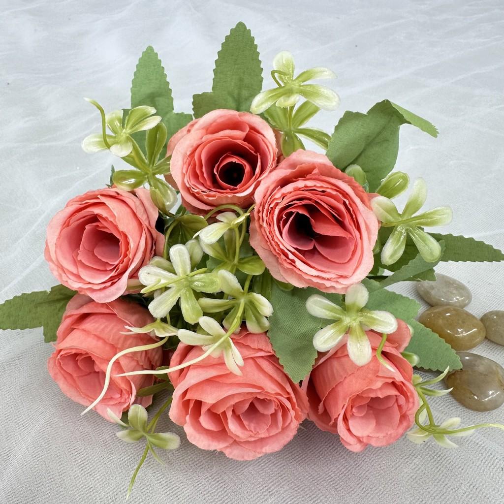 Flower Rose Simulation Bouquet For Event Decoration And Prop Photography