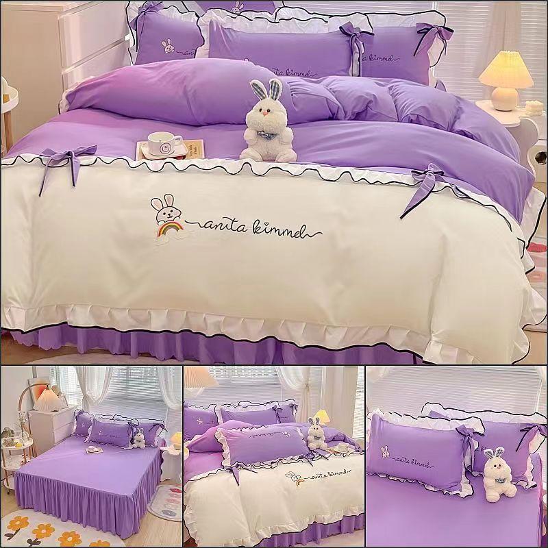 

Зимний комплект постельного белья из четырех предметов из высококачественного утолщенного хлопка twin 4pcs