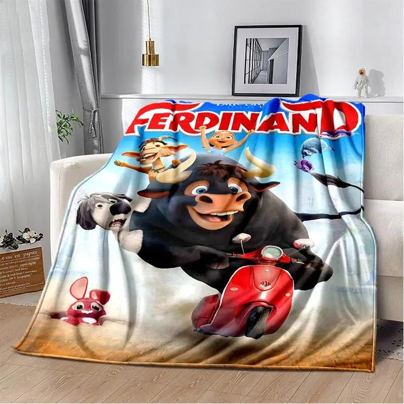 Ferdinand Cartoon Druck Decke Mode Warme Decke Decken Für Betten Picknickdecke Kühlende Decke Geburtstagsgeschenk