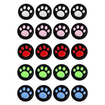 Katzenpfoten Daumen-Griffabdeckungen Kappen für PS5 PS4 PS3 Xbox One 360 Controller 4er-Pack