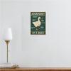 Knowledge Metal Tin Sign Anatomy Of A Duck Retro Poster Restaurant Cafe Living Room Kitchen Bathroom Home Duck Wall Art Decoration Plaque Gift 8x12