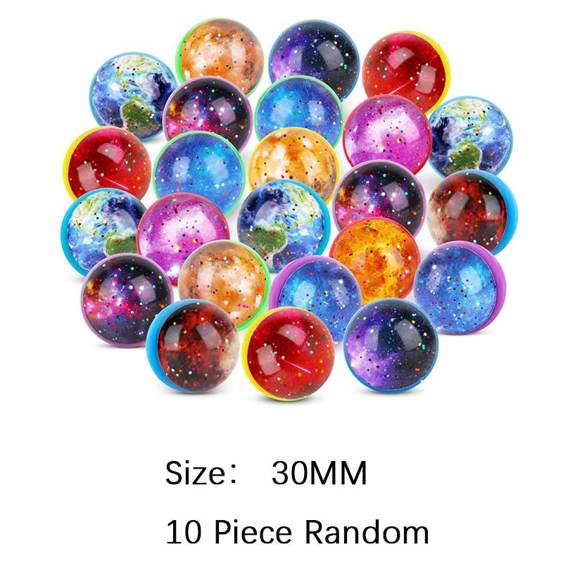 10Pcs Solar System Planets Bouncy Balls 30Mm Kids Space Party Favors Christmas Birthday Goodie Bag Stuffers Classroom Prizes