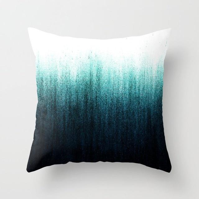 teal pillowcase