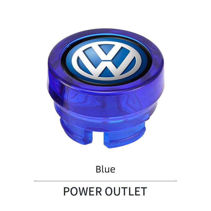W146Car Cigarette Lighter Cap Auto Lighter Dust Proof Cover Accessories For Volkswagen VW RLine R Golf Amarok T5 T4 Phaeton Caddy