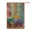 Retro Road Sign Metal Tin Poster 20x30 cm Funny Wall Art for Kids Playroom Decor
