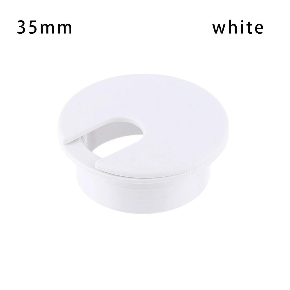 25-80MM Computer Grommet Table Cable Outlet Port Desk Wire Hole Cover Buckle Line Organizer Desk Table Cable Fastener Hardware