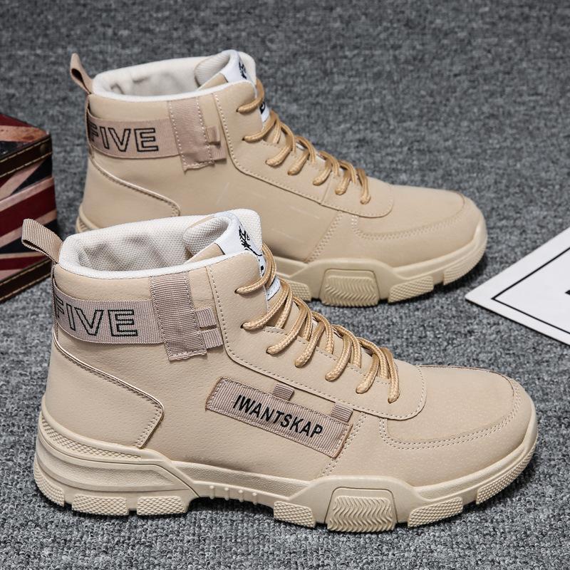 2024 Nové pánské boty Plyšová vlna zimní boty Pánské boty Extra velké kotníkové boty Pánské sněhule Zimní teplé šněrování