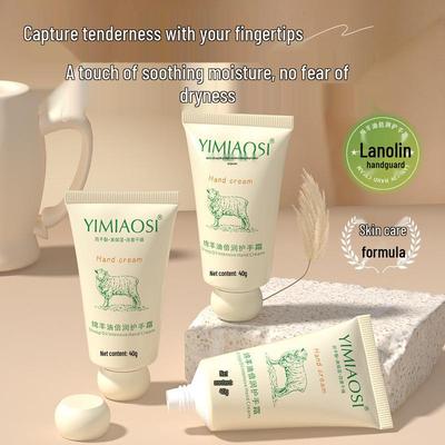 YIMIAOSI Lanolin Handcreme: Tief Feuchtigkeitsspendende, Nicht Klebrige, Pflegende Handpflege für Trockene, Rissige Hände.