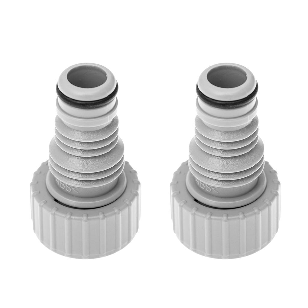 Pack of 2 Efficient Pool Drainage Hose Adapters Pool Hose Connector Pool Drain Plug Fitting Hose Adapter for P05347
