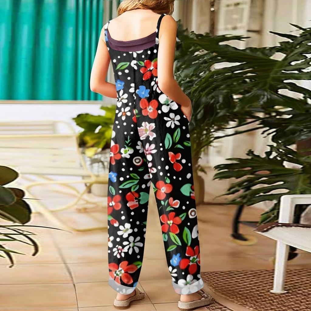 Women's Fashion Casual Loose Christmas Printed Wide-Leg Sweatpants