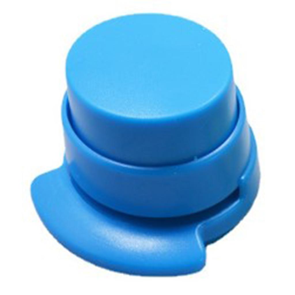 Stapleless Stapler Blue Round High Efficiency Smoothly Portable Needleless Hole Free Stapler for Office School