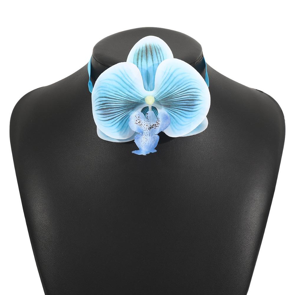 Jewelry Accessories Flower Choker Minority Design Ribbon Necklace  Wedding