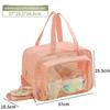 Waterproof Travel Toiletry Bag With Zipper Design For Gym And Vacation Use