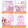 Summer Sports Gym Hydracy Water Bottle BPA Free with Time Marker Drinking with Fruit Scent Air Pods For School Travel
