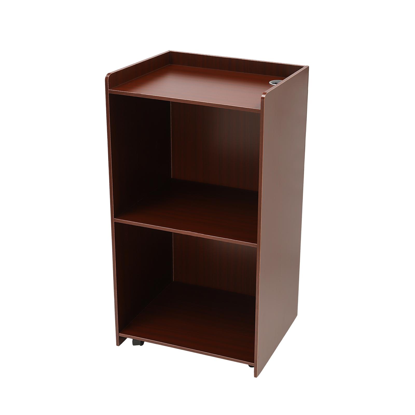 Трибуна - Стойка хостесс на колесах, Портативная трибуна, Стойка ресепшн, Кафедры для церквей, Мобильная трибуна коричневый