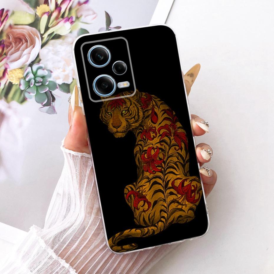 Fashion Cool Case For Xiaomi Redmi Note 12 Pro Soft Silicone TPU Back Cover For Redmi Note12 Pro 5G Phone Cases