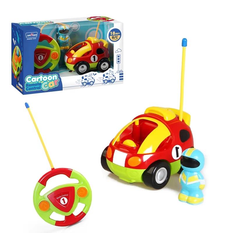 Remote Control Cars for Toddlers Boys Girls Toddler RC Car Toys Gifts for Kids Baby Remote Control Toy Cars Race Car Police Car