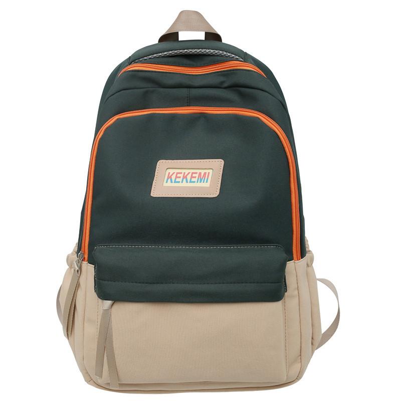 Nylon Simple Modern Lightweight Backpack With Adjustable Straps For Daily Use