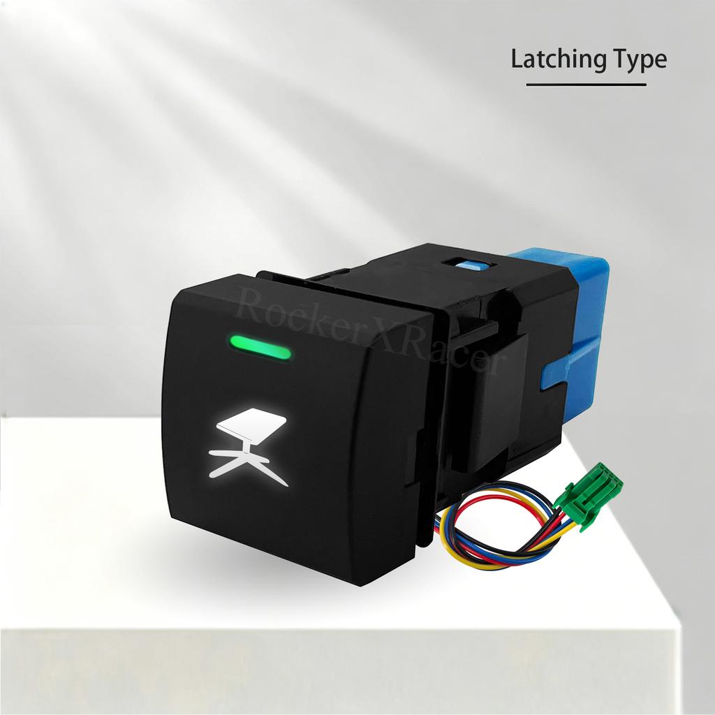 12V Car Push Switch LED DRL Fog Light Radar Lock Seat Heater ON-OFF for Toyota LandCruiser 300 Prado 150 Corolla Rav4 Camry 70