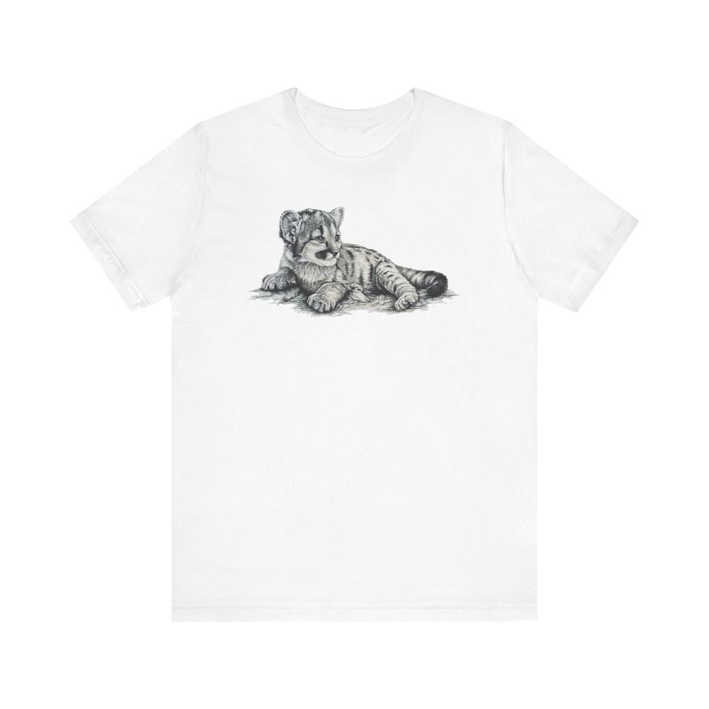 Baby Tigar Cute Little Kitten Unisex Jersey Short Sleeve Tshirt Tops Tee