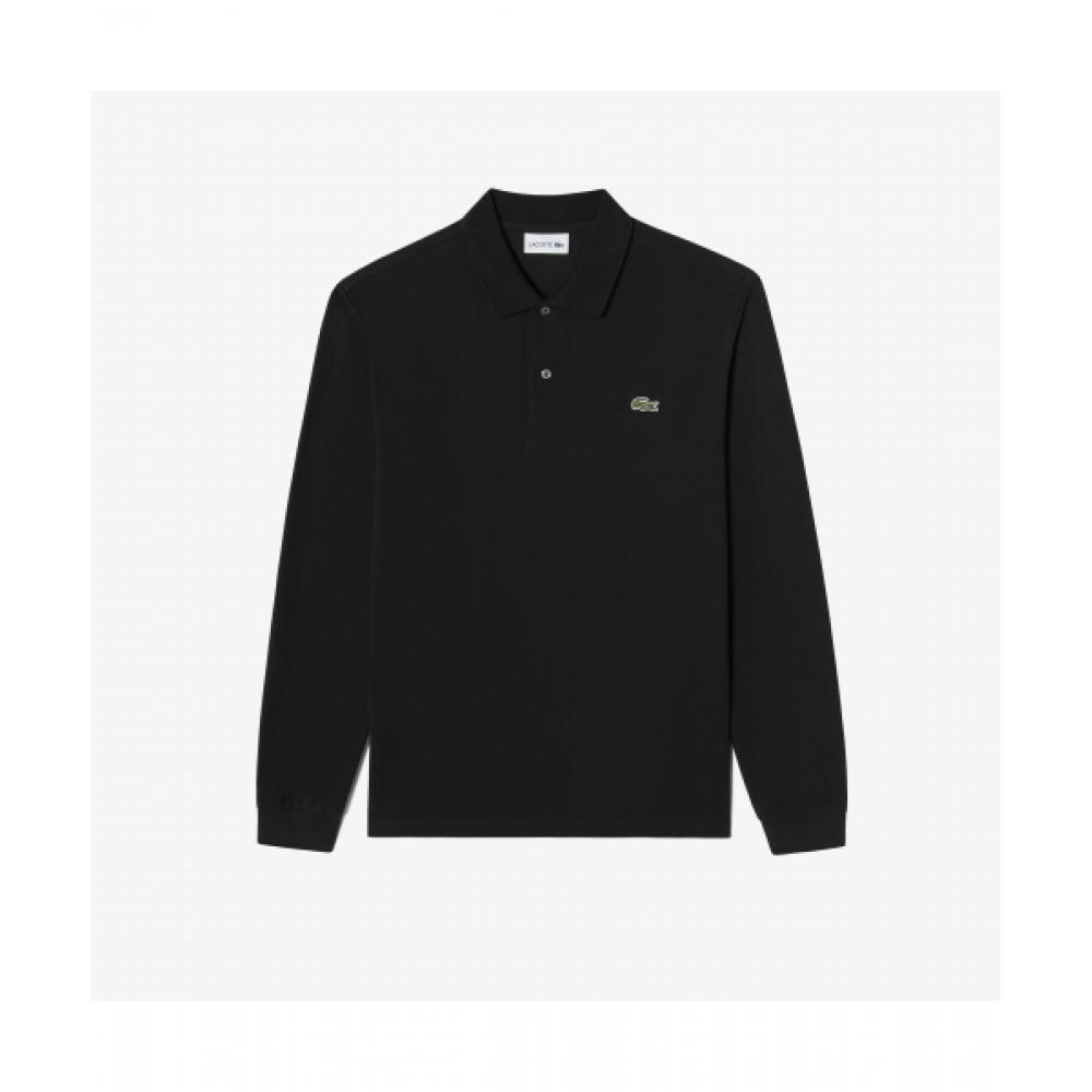

Lacoste Мужская рубашка-поло French Regular Fit с длинным рукавом [черная]
